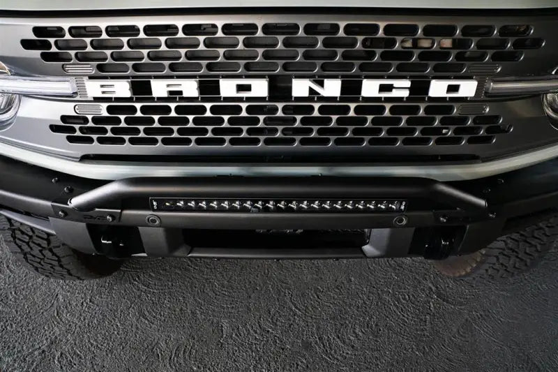 Bull Bar 1-1/2 Inch Diameter; With Mounting Tabs For Up To 20 Light Bar; Powder Coated; Black; Steel - Truck &