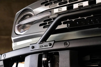 Bull Bar 1-1/2 Inch Diameter; With Mounting Tabs For Up To 20 Light Bar; Powder Coated; Black; Steel - Truck &