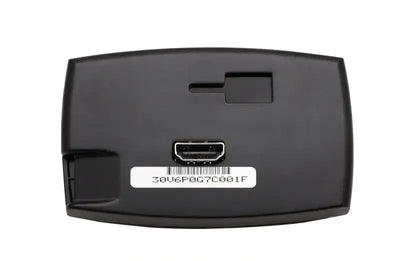 Back view of Bully Dog Triple Dog Platinum GT Gas Tuner and Gauge showing the connection port.