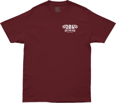 Till The End Tee Burgundy Lg - DBK