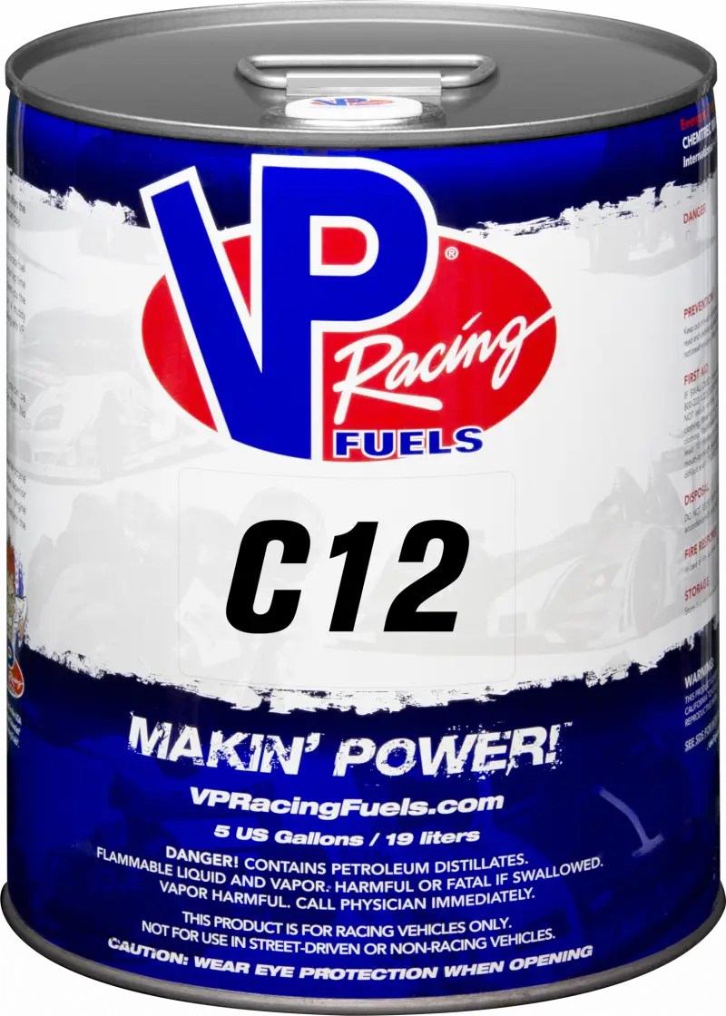 C12 Vp Fuel 5 Gal Pail - VP RACING