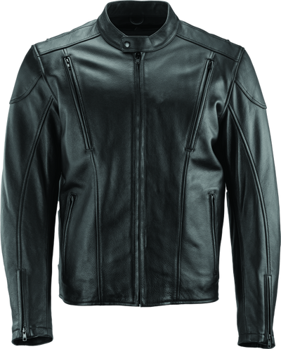 River Road Race Leather Jacket Black - XL - 094359