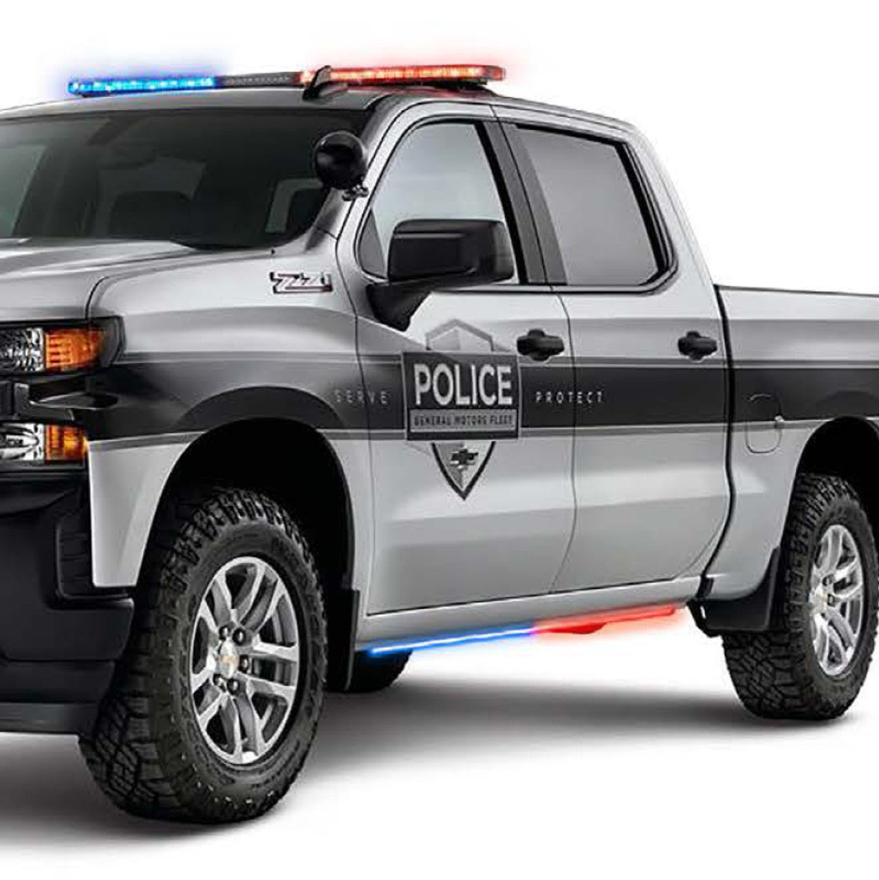 Putco 15-23 Ford F150 Interceptor 12in Emergency Blade Windshield Mount LED Lights (Pair) - Red/Blue - 911401612