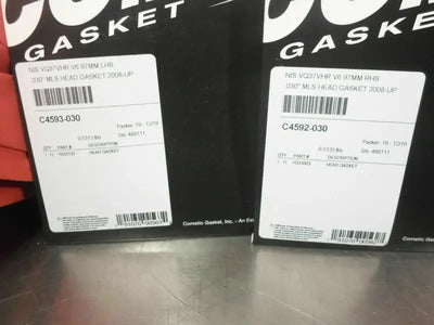 Cometic NIS VQ37VHR C4592-075 gasket with black and white packaging