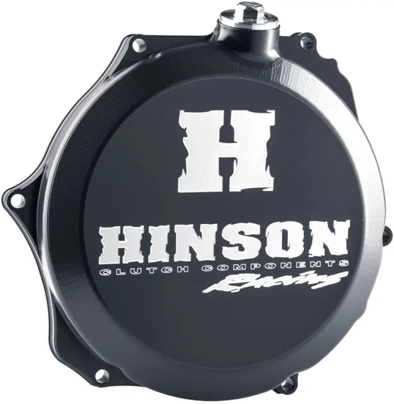 Black Hinson clutch cover for C500 Billetproof clutch ignition cover for high performance clutch bikes