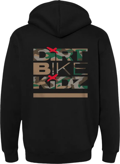 Camo Shovels Hoodie Black Md - DBK