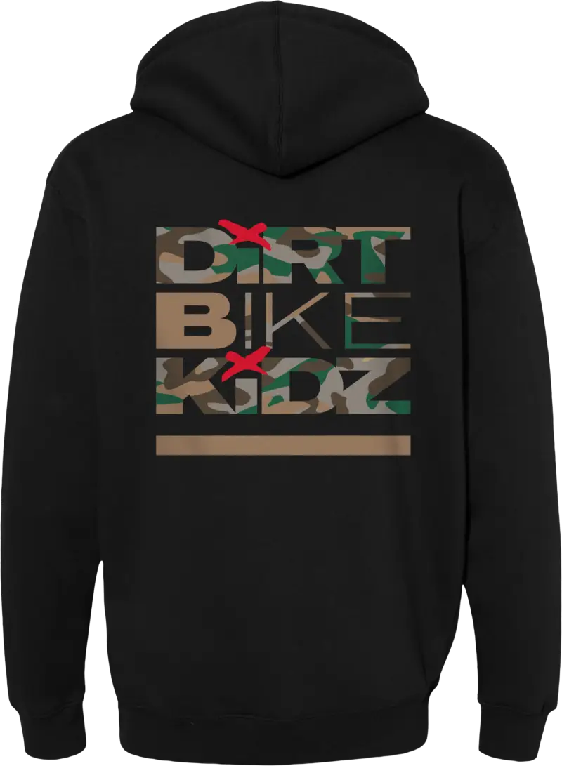Camo Shovels Hoodie Black Md - DBK