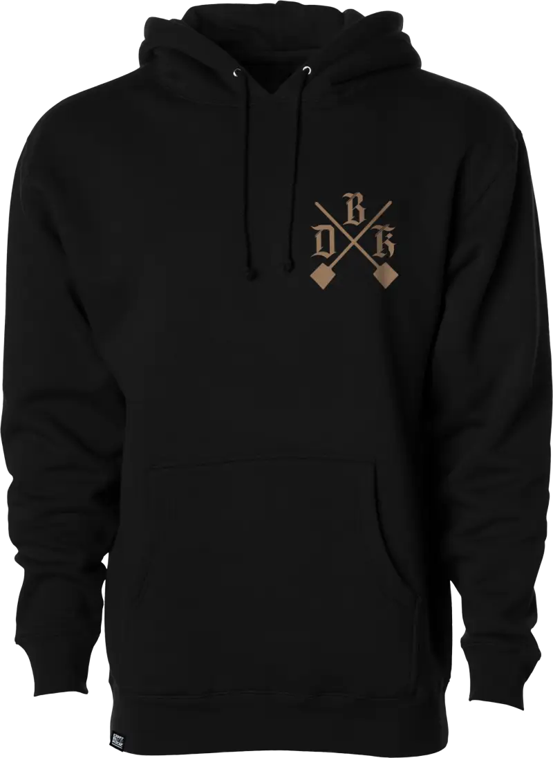 Camo Shovels Hoodie Black Xl - DBK