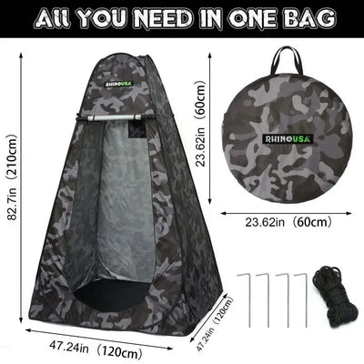 Rhino USA Popup Privacy Tent - Camo - Rhino USA