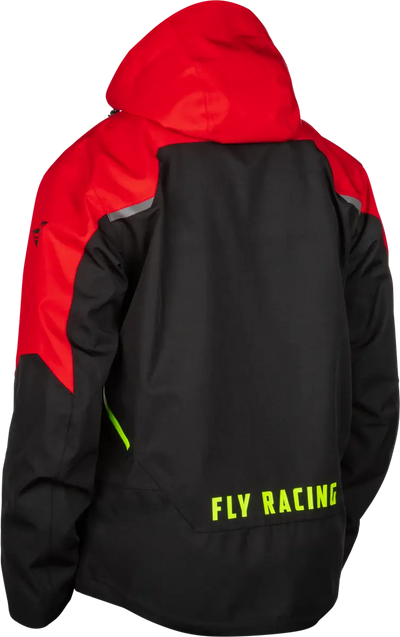 Carbon Jacket Black/Red 2x - FLY RACING