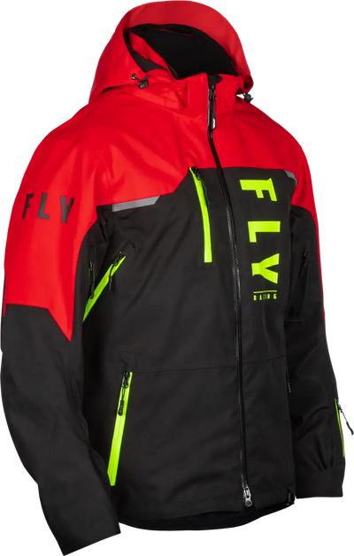 Carbon Jacket Black/Red 2x - FLY RACING