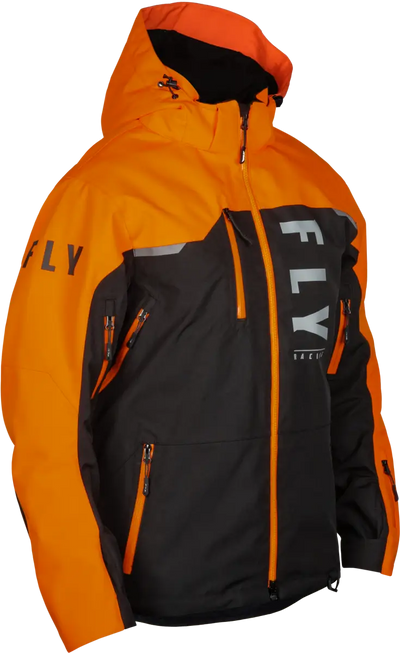 Carbon Jacket Black/Orange Xl - FLY RACING