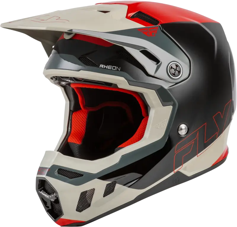 Formula Cc Glide Helmet Black/Red/Grey Md - FLY RACING
