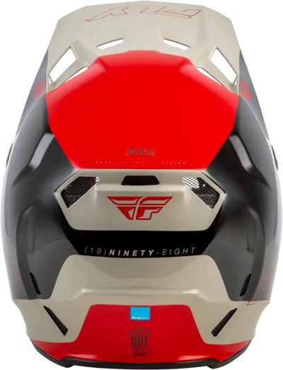 Formula Cc Glide Helmet Black/Red/Grey 2x - FLY RACING