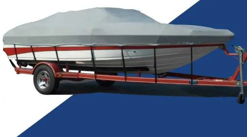 Carver 77121P-10 Boat Cover V-21 I/O Pg Gray