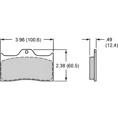 Vehicle brake pad dimensions for CCIDH68591BLK Coast2Coast Dh 21-23 Bronco Sport 4Dr Gloss Black, Custom Fit, High-Quality Construction, Enhance Off-Road Look, Truck Accessories, Maintenance, Shield Your RV, Car, and Tires with Durable Covers for All Seasons, RV Hardware, AVADA - Best Sellers, Must Haves