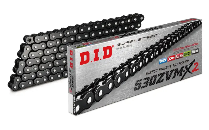 D.I.D Chain 530zvm X2 Bk Zj for Powersports