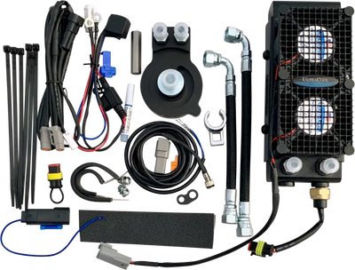 ULTRACOOL Chopped Oil Cooler M8 Touring `17 23 Blk