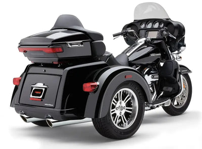 909 Twins 4" Slip Ons Chrome Tri Glide 09 22 - COBRA