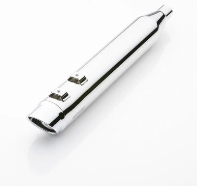 Slip Ons W/Billet Tips Chrome Tri Glide 09 22 - COBRA