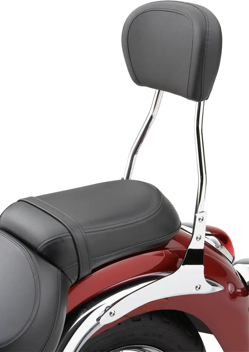 Std Round Sissy Bar W/Pad Chrome Yam V Star 1300 07 15 - COBRA