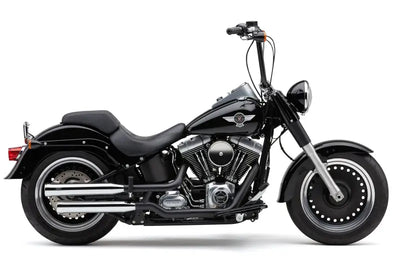 3" Nh Series Slip Ons Chrome Fat Boy/Dce 07 17 - COBRA