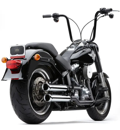 3" Nh Series Slip Ons Chrome Fat Boy/Dce 07 17 - COBRA