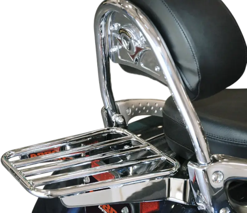 Solo Luggage Rack Tube Chrome Fits OEM Backrest Kaw Vn900 - COBRA