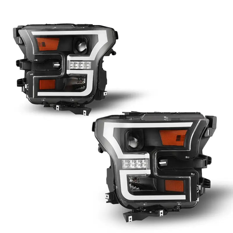 CHWJ-0427-B Winjet 2015-2017 Ford F-150 Projector Drl - Headlight Assembly
