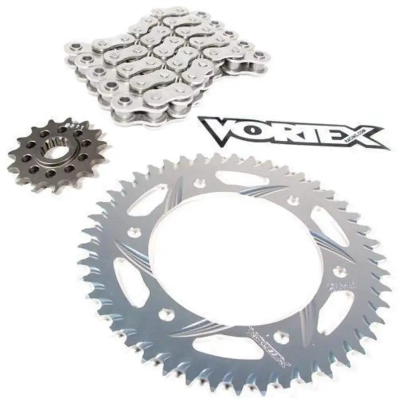 CKG4121 Vortex Sprocket/Chain Kit Stl/Stl 16/48T Sil Sx3 530-112L Gld - RV and Auto Parts