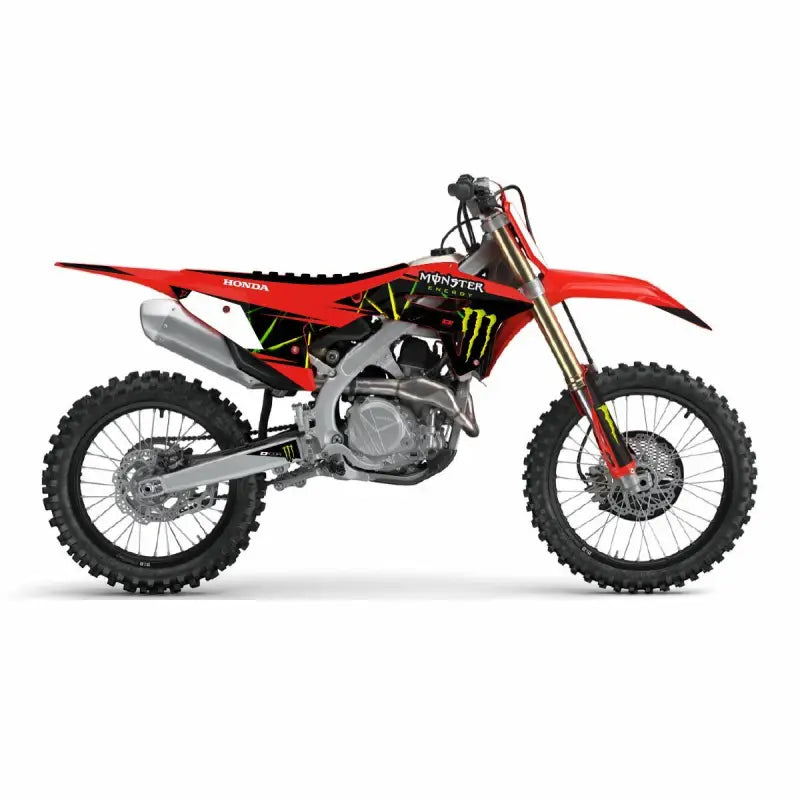 D-COR Cmplt Kit Monster Energy Slash White Bg