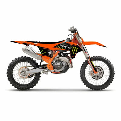 D-COR Cmplt Kit Monster Energy Slash White Bg