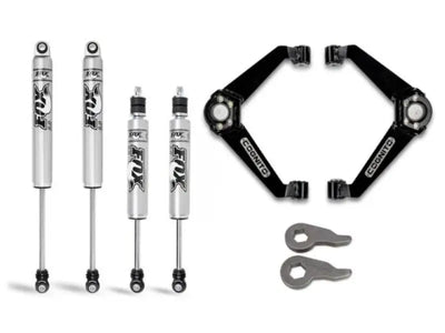 Cognito 01-13 Chevy/GMC Silv/Sierra 2500/3500 HD 2WD/4WD 3in Perf Leveling Kit w/ Fox PS 2.0 IFP - Cognito