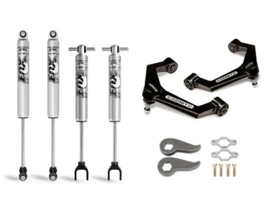 Cognito 11-19 Chevy/GMC Silv/Sierra 2500/3500 HD 2WD/4WD 3in Perf Leveling Kit w/ Fox PS 2.0 IFP - Cognito