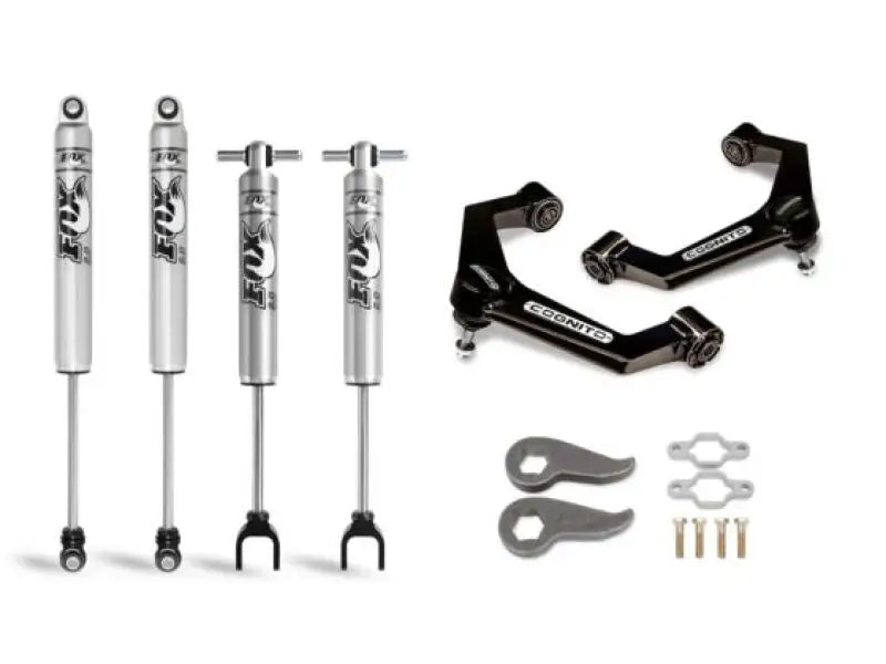 Cognito 11-19 Chevy/GMC Silv/Sierra 2500/3500 HD 2WD/4WD 3in Perf Leveling Kit w/ Fox PS 2.0 IFP - Cognito