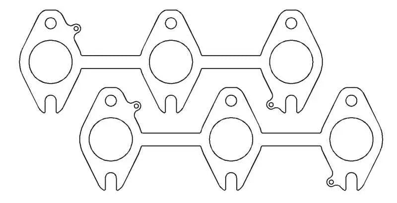 Cometic Dodge Cummins 5.9L 24V/24VCR .040in MLS (2) 3 Port Exhaust Gasket 