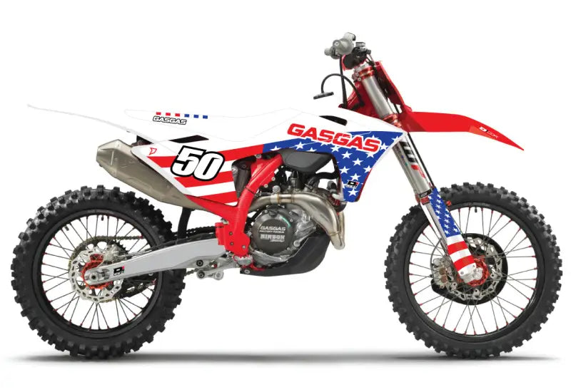 Comp Kit Usa 25 Gasgas Mc 125 450 Wht Bg - D-COR