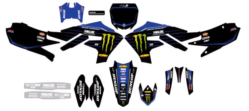 D-COR Complete Kit 22 Star Yam White Bg for Powersports
