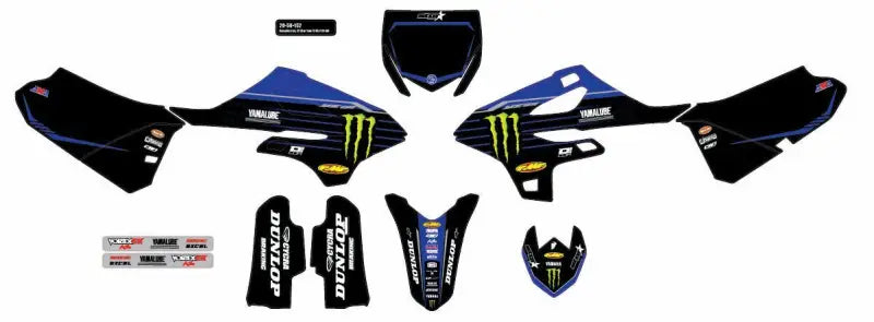 D-COR Complete Kit 22 Star Yam White Bg for Powersports