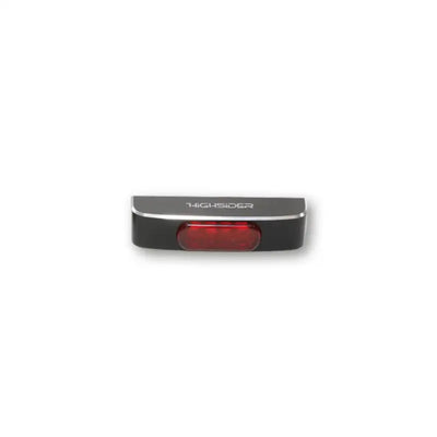 Conero T2 Led Taillight Each Red Lens Black 