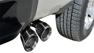 Corsa 14 GMC Sierra/Chevy Silv 1500 Crew Cab/Short Bed 5.3L V8 Polished Sport Single Side CB Exhaust - Truck &