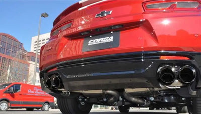 Corsa 16-18 Chevy Camaro SS 6.2L Xtreme+ 2.75in Cat-Back Dual Rear Exit w/ Twin 4in Black PVD Tips 