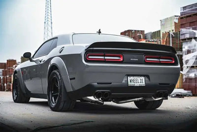 Corsa 19-21 Challenger SRT/Hellcat/Demon/Redeye 2.75in Valved CB DRE w/ Twin 3.5in Pol Blk PVD Tips 