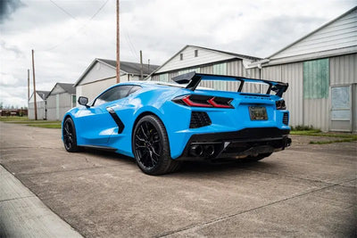 Corsa 20-23 Chevrolet Corvette C8 with 4.5in Carbon Fiber Black PVD Cat-Back Exhaust System providing ultimate control and exhilarating exhaust notes, Performance,Truck & Automotive,Exhaust, Mufflers & Tips,AVADA - Best Sellers