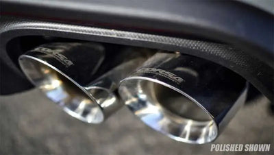 Corsa 2018+ Ford Mustang GT Fastback 5.0L 3in Cat-Back System Dual Rear Exit w/ 4in Gunmetal Tips 