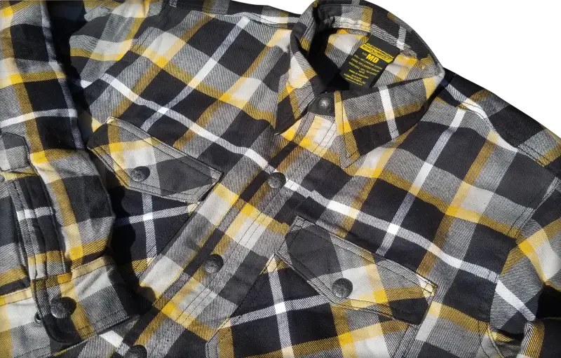 Covert Flannel White/Yellow 3x 