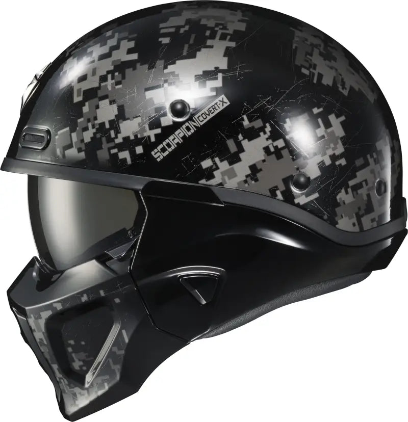 Covert X Open Face Helmet Digicamo Sm - SCORPION EXO