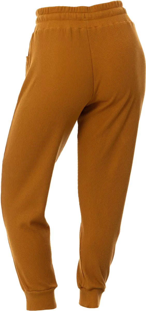 Cozy Waffle Pants Fawn Sm