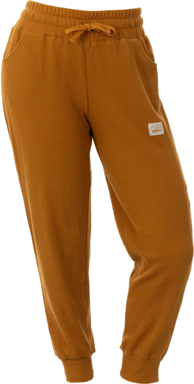 Cozy Waffle Pants Fawn Sm