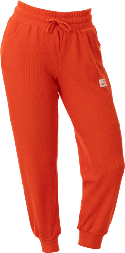 Cozy Waffle Pants Poppy Sm